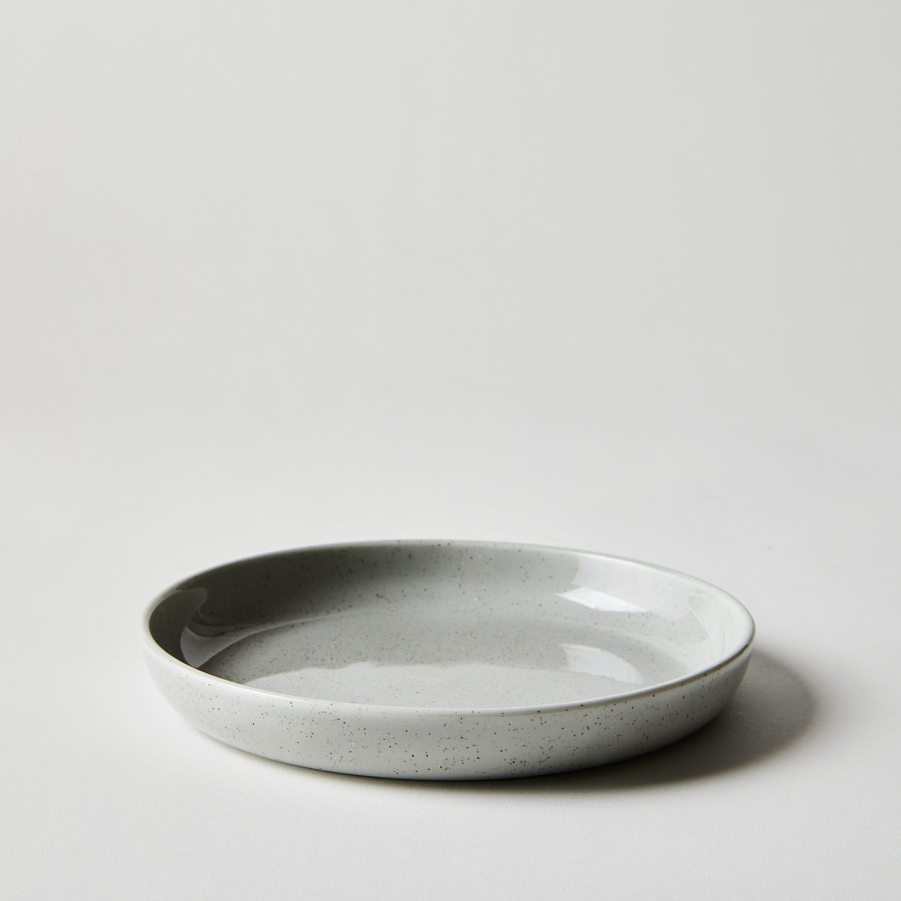 Raina Speckled Porcelain Grey Salad Plate