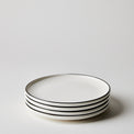 Købenstyle II 4-Piece Porcelain Salad Plate Set