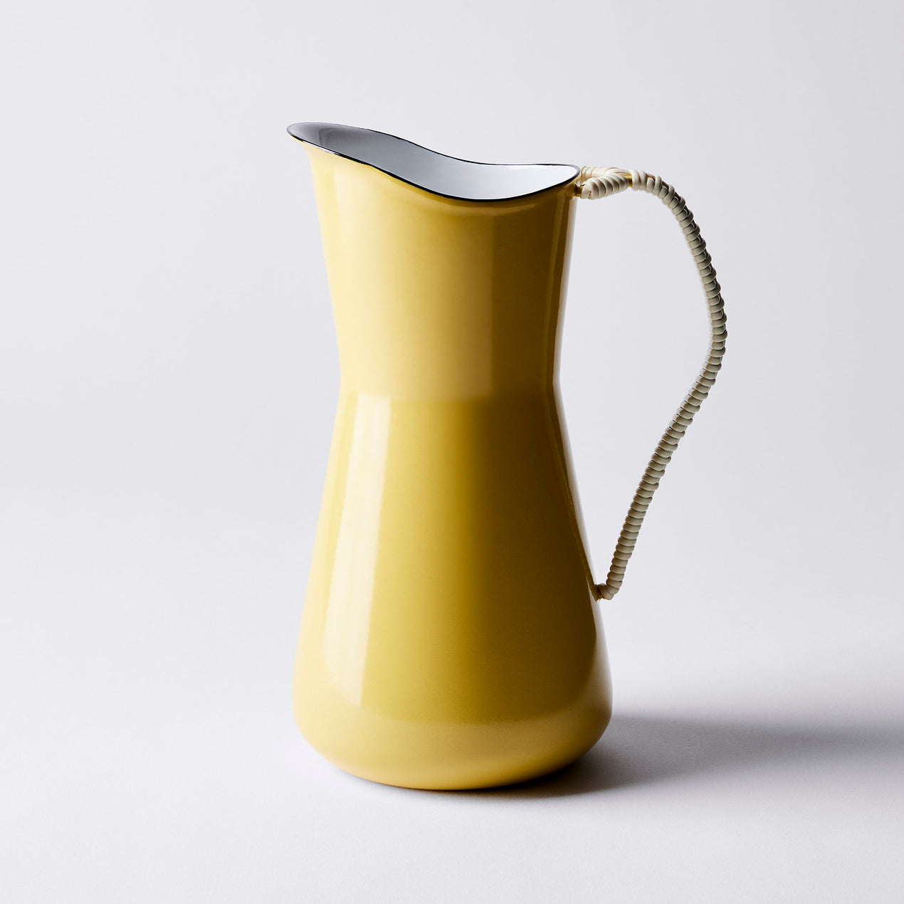 Købenstyle Wrapped Handle Water Pitcher, Yellow